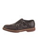Salvatore Ferragamo Leather Monk Straps