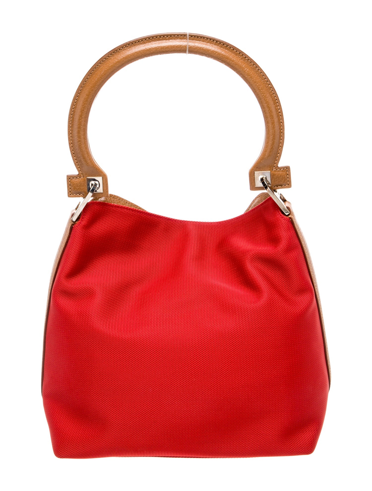 Salvatore Ferragamo Nylon Top Handle Bag