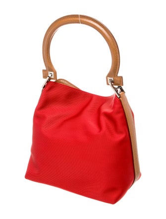 Salvatore Ferragamo Nylon Top Handle Bag