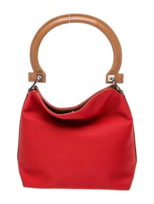 Salvatore Ferragamo Nylon Top Handle Bag