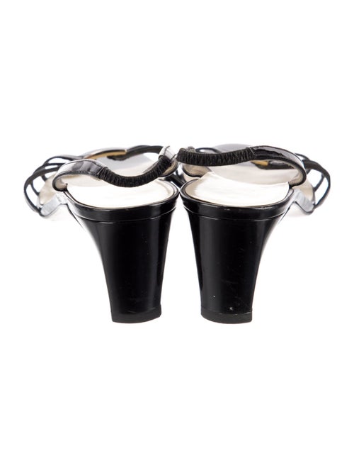Salvatore Ferragamo Patent Leather Slingback Sandals