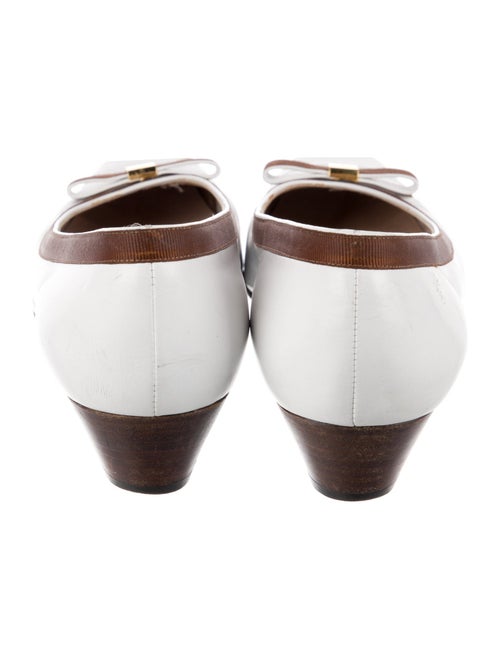 Salvatore Ferragamo Mesh Animal Print Pumps