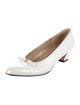 Salvatore Ferragamo Vara Bow Accent Leather Pumps