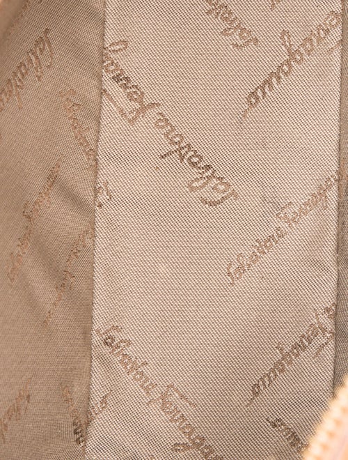 Salvatore Ferragamo Canvas Shoulder Bag