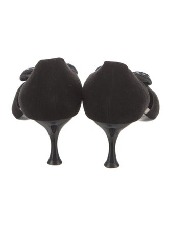 Salvatore Ferragamo Suede D'Orsay Pumps