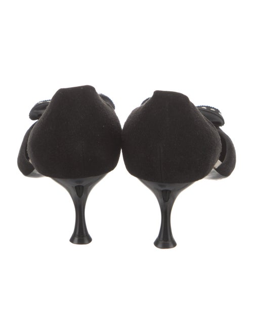 Salvatore Ferragamo Suede D'Orsay Pumps