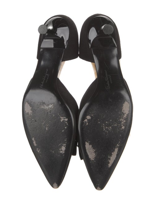 Salvatore Ferragamo Suede D'Orsay Pumps