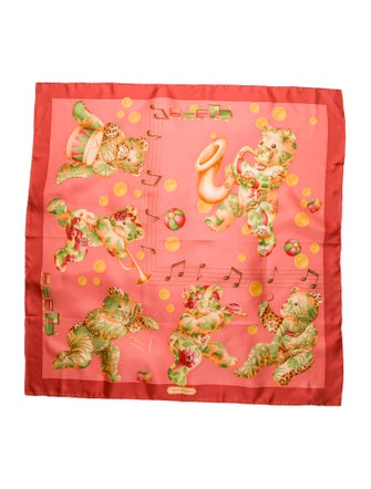 Salvatore Ferragamo Silk Printed Scarf
