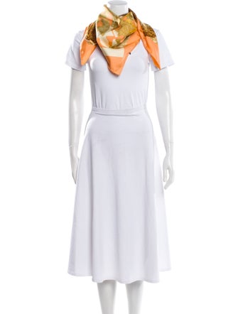 Salvatore Ferragamo Silk Printed Scarf