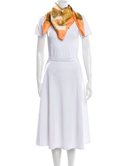 Salvatore Ferragamo Silk Printed Scarf