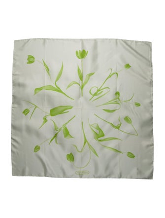 Salvatore Ferragamo Silk Printed Scarf