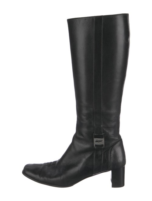 Salvatore Ferragamo Leather Riding Boots