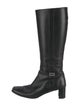 Salvatore Ferragamo Leather Riding Boots