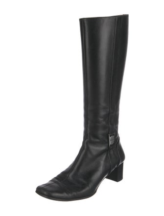 Salvatore Ferragamo Leather Riding Boots