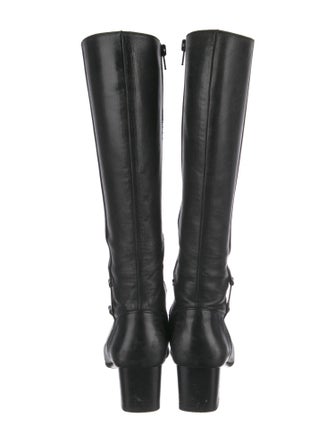 Salvatore Ferragamo Leather Riding Boots