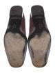 Salvatore Ferragamo Leather Animal Print Flats