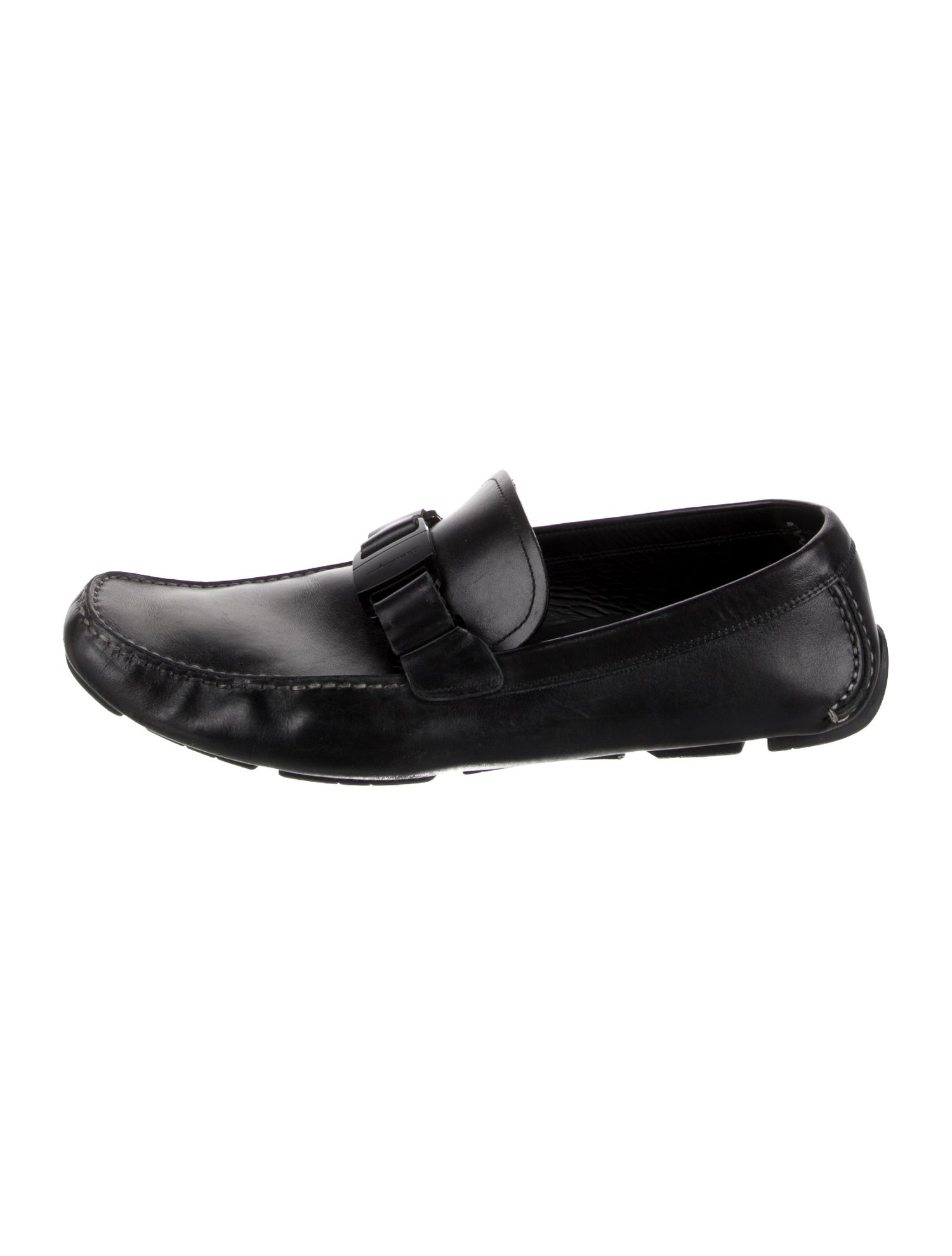 Salvatore Ferragamo Leather Moccasins