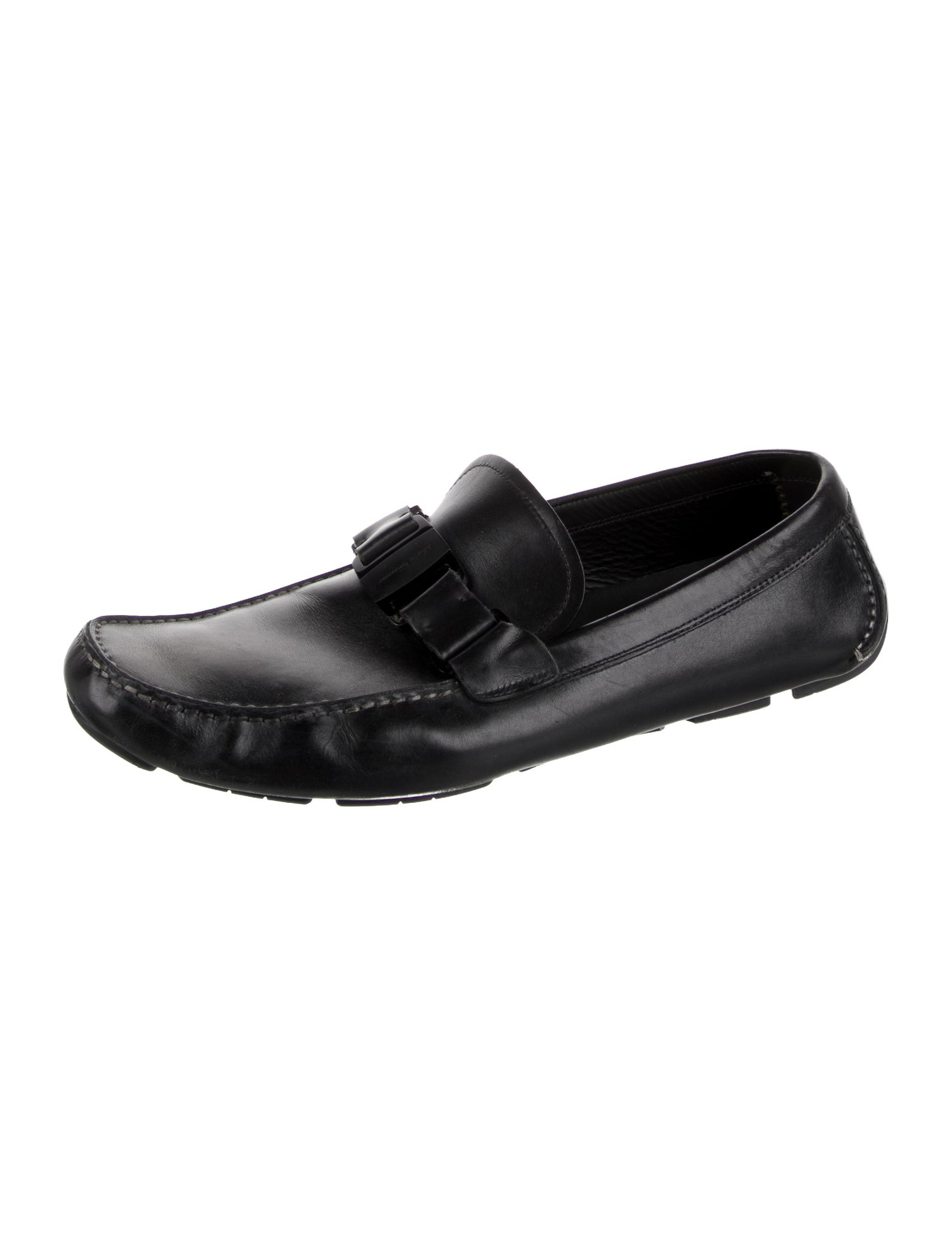 Salvatore Ferragamo Leather Moccasins