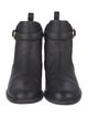 Salvatore Ferragamo Gancini Logo Leather Chelsea Boots