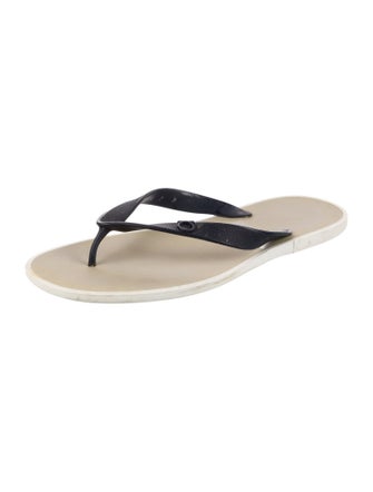 Salvatore Ferragamo Rubber Flip Flops