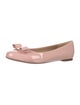 Salvatore Ferragamo Vara Bow Accent Patent Leather Ballet Flats