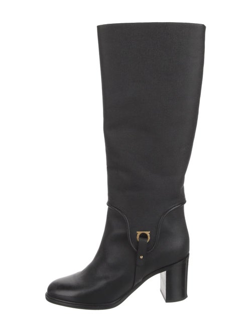 Salvatore Ferragamo Leather Riding Boots