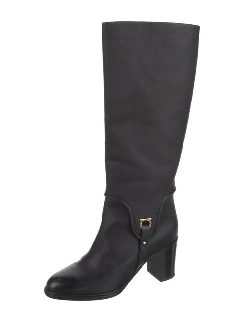 Salvatore Ferragamo Leather Riding Boots