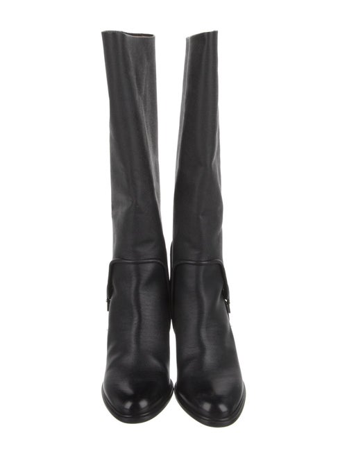 Salvatore Ferragamo Leather Riding Boots