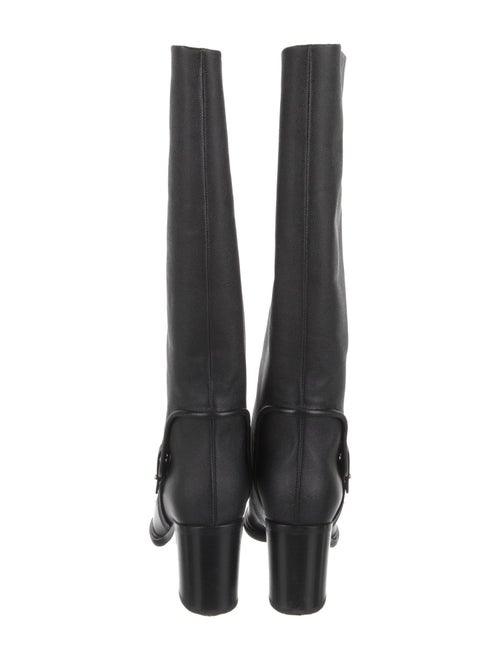 Salvatore Ferragamo Leather Riding Boots