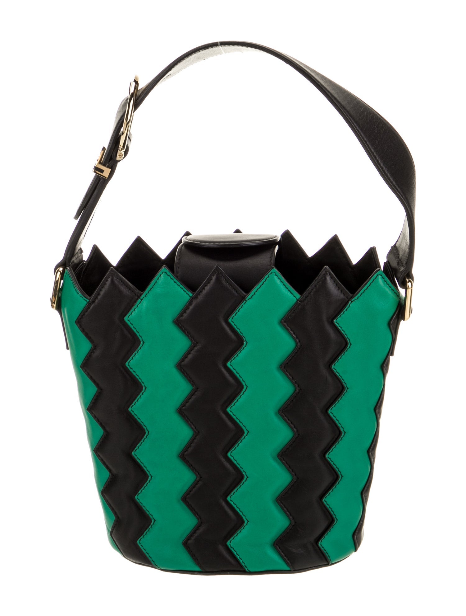 Salvatore Ferragamo Leather Bucket Bag