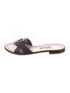 Salvatore Ferragamo Leather Slides