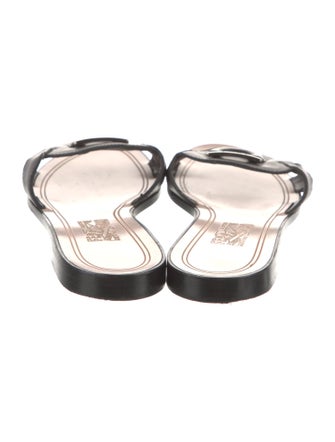 Salvatore Ferragamo Leather Slides