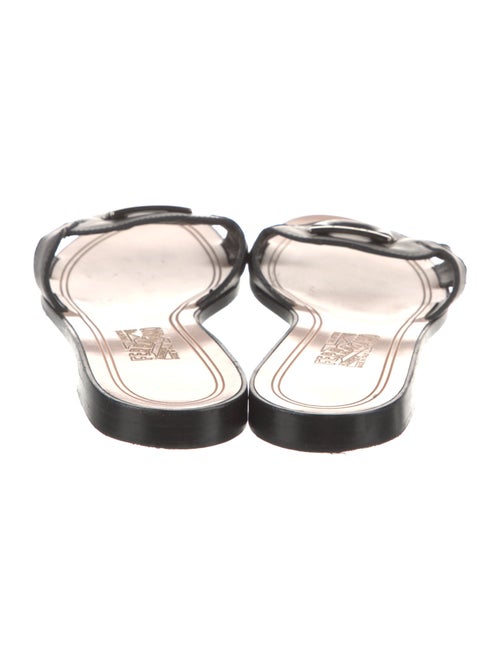 Salvatore Ferragamo Leather Slides