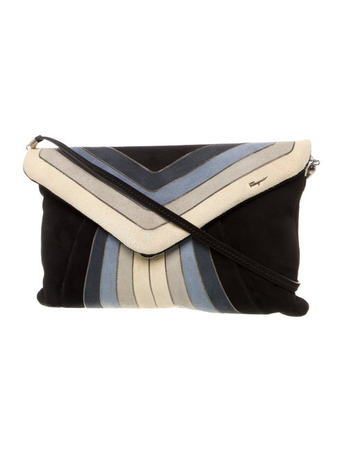 Salvatore Ferragamo Suede Messenger Bag