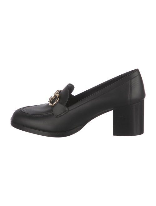 Salvatore Ferragamo Gancini Logo Leather Pumps