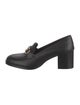 Salvatore Ferragamo Gancini Logo Leather Pumps