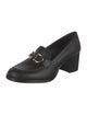 Salvatore Ferragamo Gancini Logo Leather Pumps