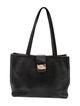 Salvatore Ferragamo Embossed Leather Shoulder Bag
