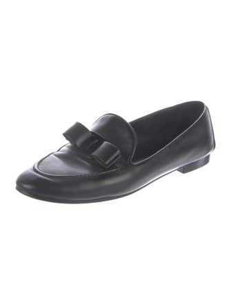 Salvatore Ferragamo Vara Bow Accent Leather Loafers