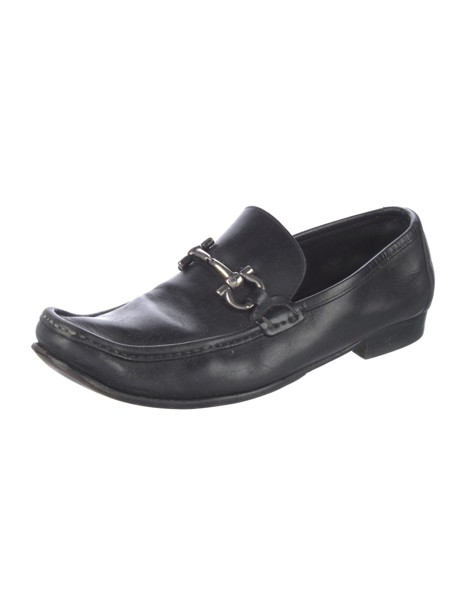 Salvatore Ferragamo Leather Dress Loafers