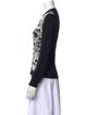 Salvatore Ferragamo Floral Print Crew Neck Sweater