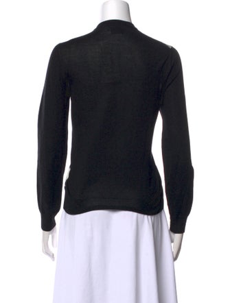 Salvatore Ferragamo Floral Print Crew Neck Sweater