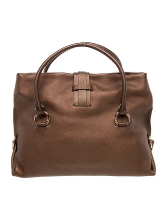 Salvatore Ferragamo Leather Top Handle Bag