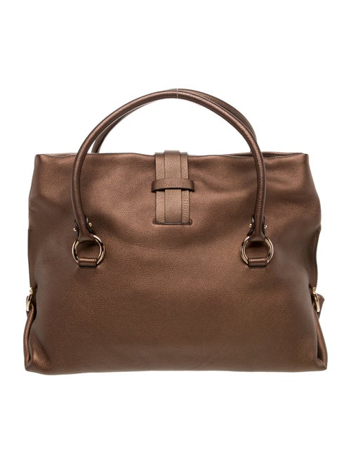 Salvatore Ferragamo Leather Top Handle Bag
