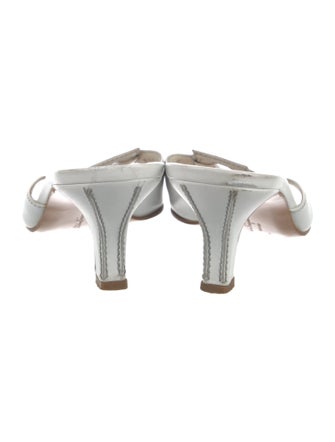 Salvatore Ferragamo Leather Slides