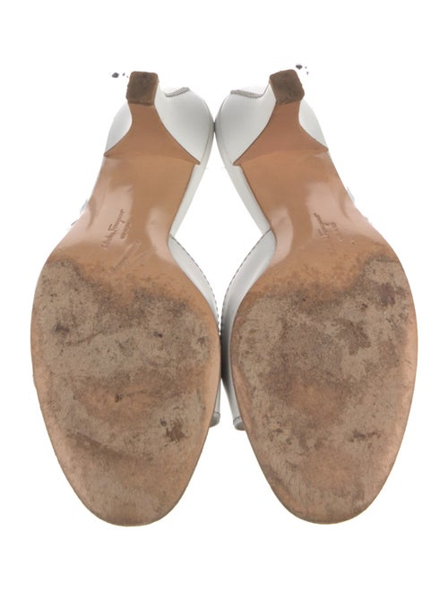 Salvatore Ferragamo Leather Slides