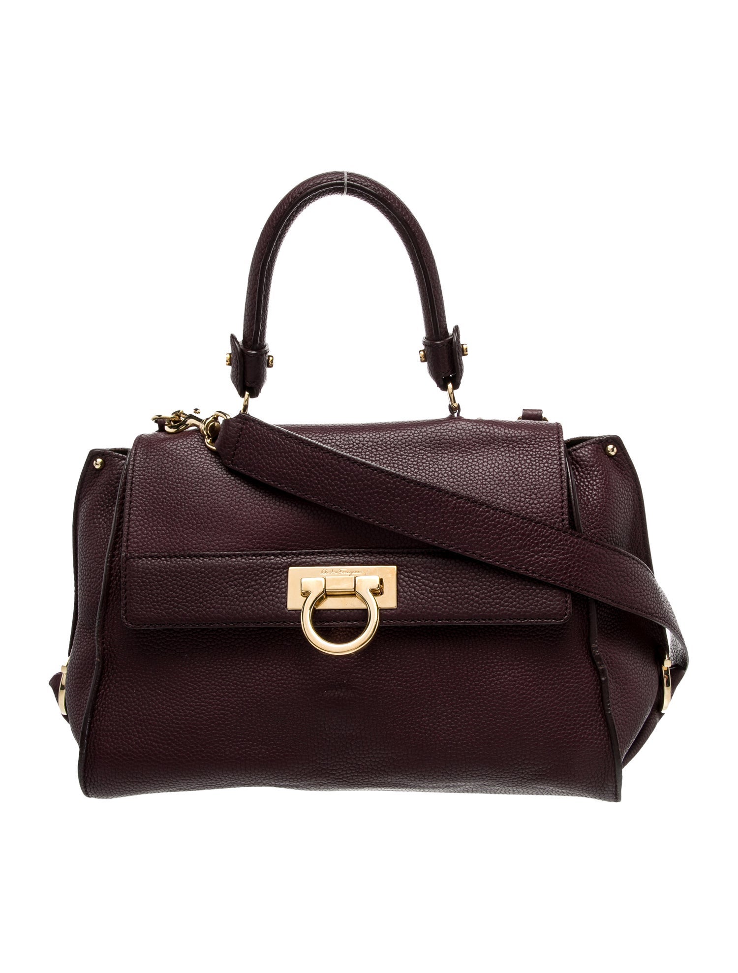 Salvatore Ferragamo Gancini Top Handle Bag