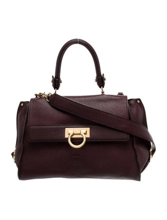 Salvatore Ferragamo Gancini Top Handle Bag