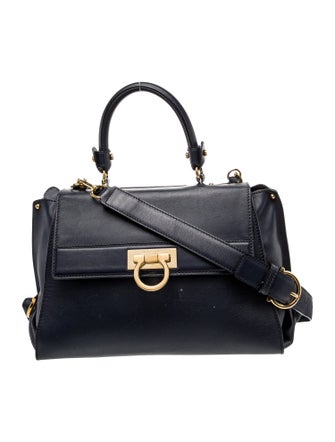Salvatore Ferragamo Gancio Top Handle Bag