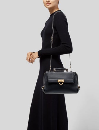 Salvatore Ferragamo Gancio Top Handle Bag
